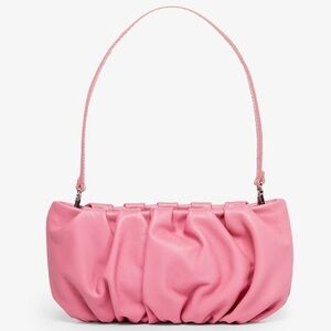 NWOT STAUD Leather Bean Bag - Pink